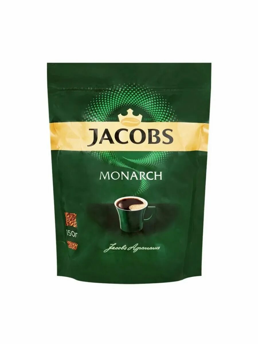 Кофе растворимый сублимированный JACOBS Monarch 95 г - купить в интернет-магазин