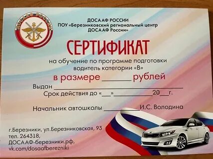 Досааф сроки обучения