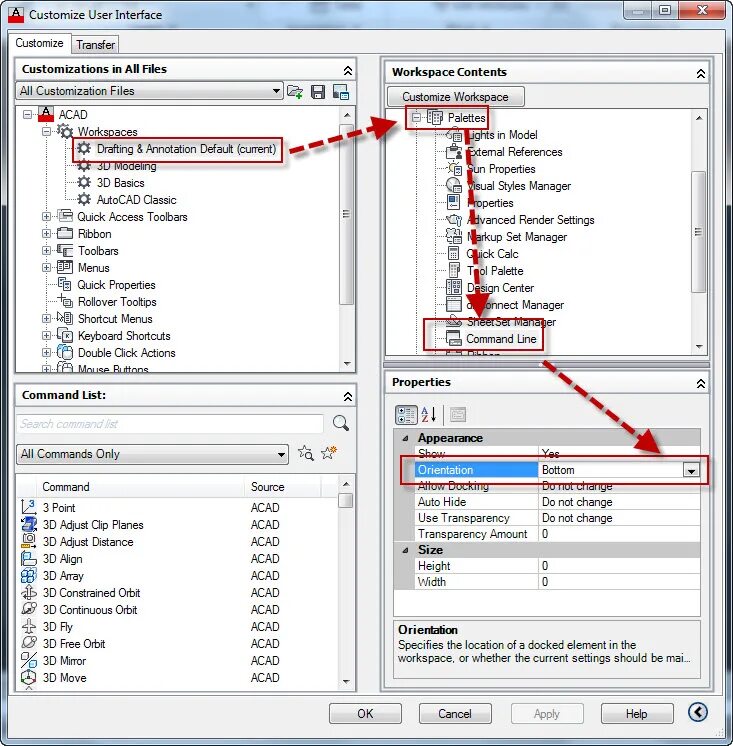 AUTOCAD Commands. Properties in AUTOCAD. Commands for AUTOCAD. Quick properties. Command properties