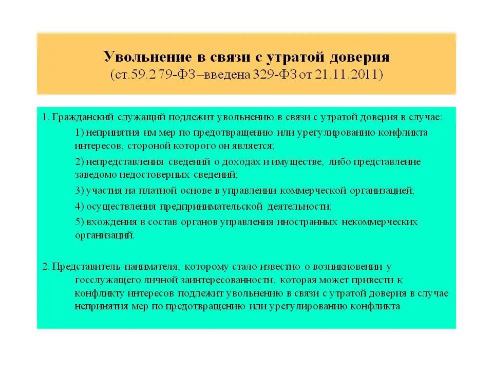 Увольнение в связи с утратой доверия. Увольнение по утрате доверия. Увольнение с государственной службы. Уволен в связи с утратой доверия.