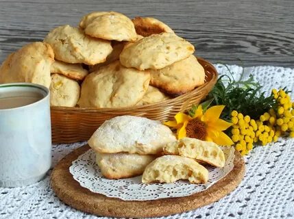 Выпечка с молоком печенье