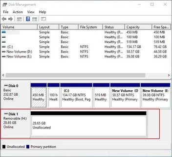 Open disk