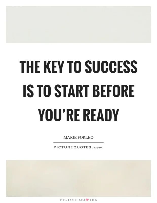 You re the key. You re the key