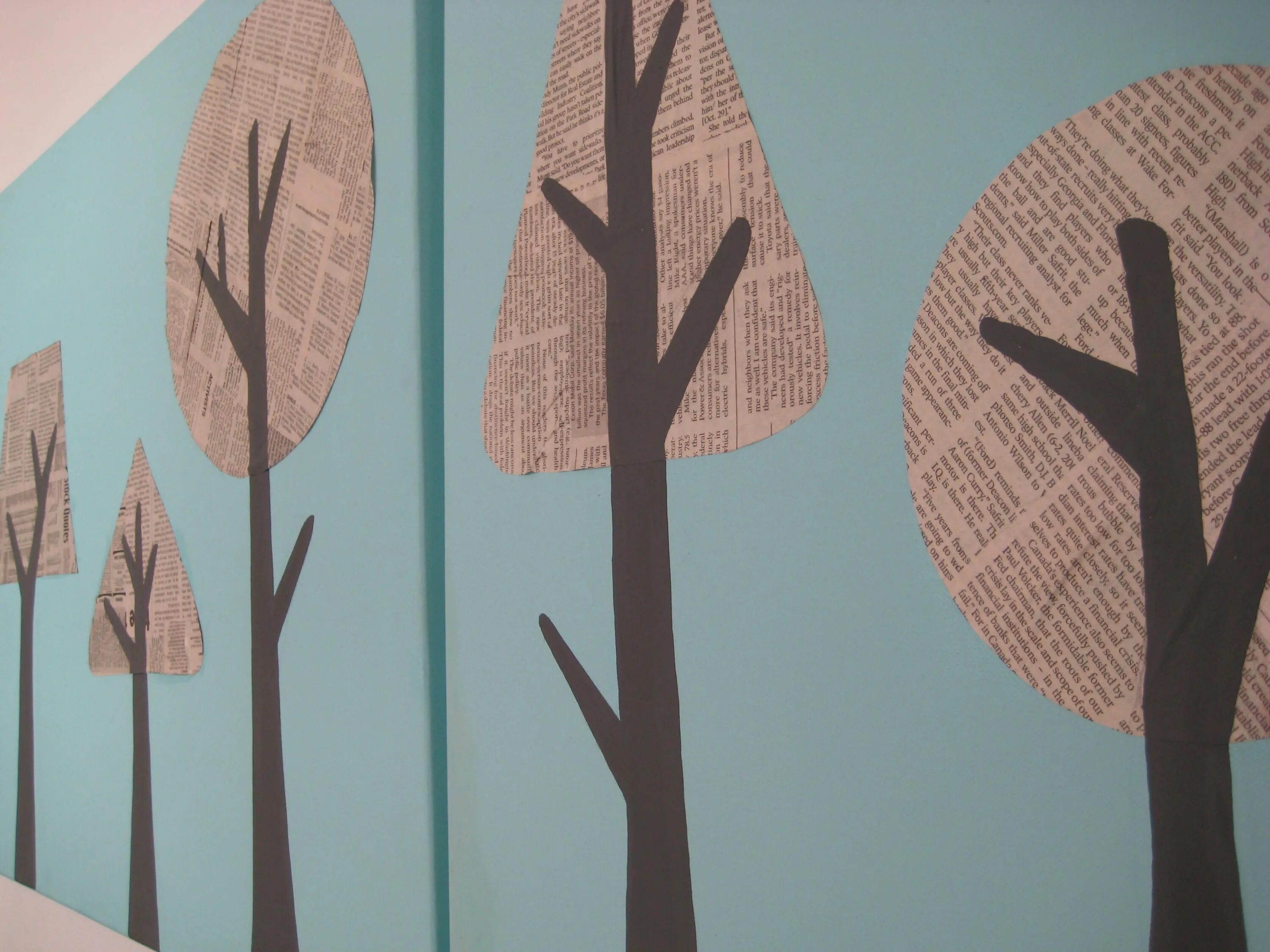 Make trees. Аппликация дерево. Коллаж дерева из бумаги. Коллаж из газет дерево. Аппликация дерево из журналов.