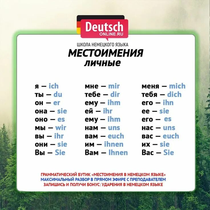 Немецкий язык программы. Местоимения в немецком языке. окончания местоимений в немецком языке. формы местоимений в немецком языке. таблица личных местоимений в немецком языке.