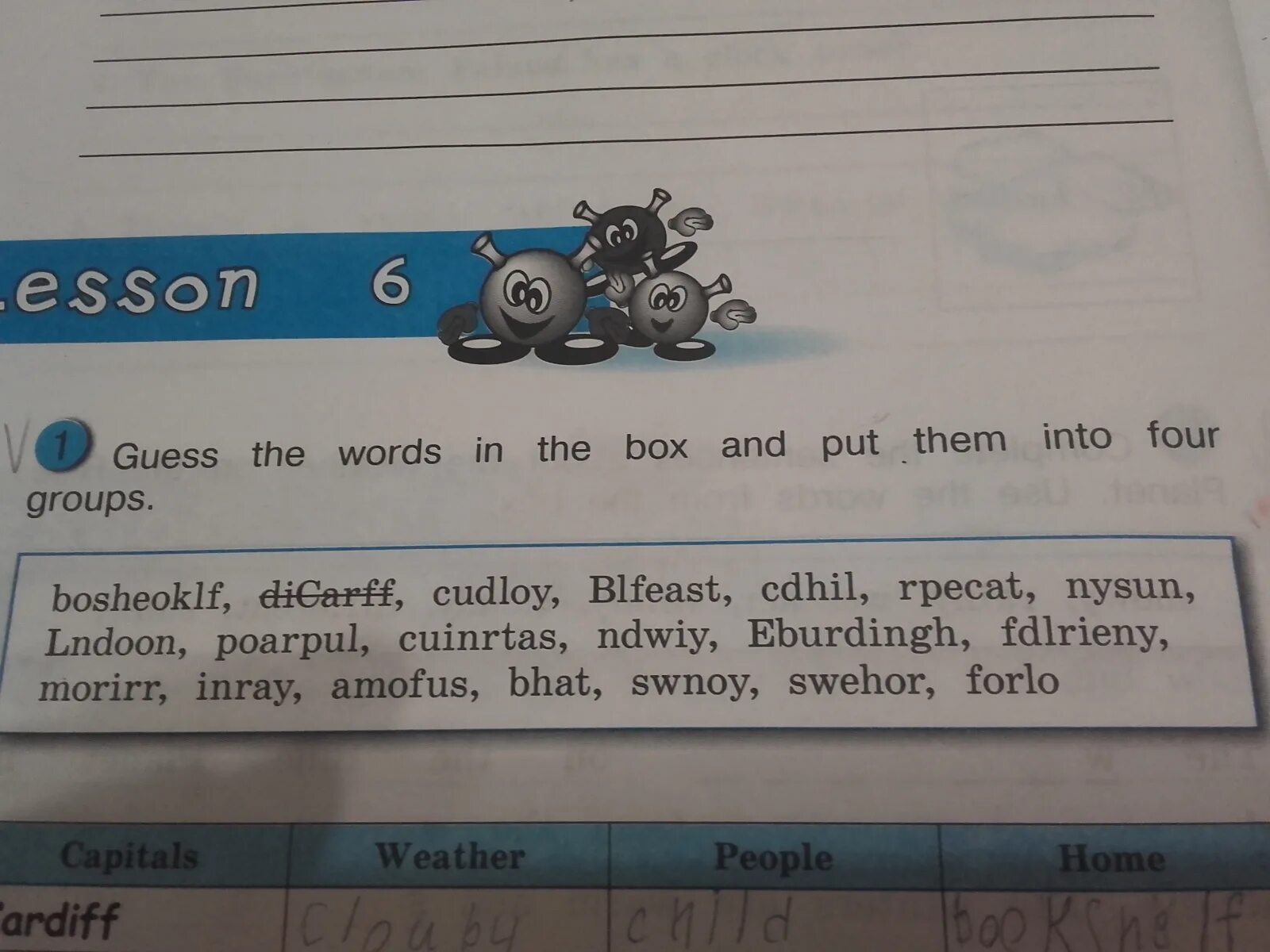 Watch the words in the box. Guess the Word. Guess the Box. Put the Words in the Box. Guess the Words 4 класс.