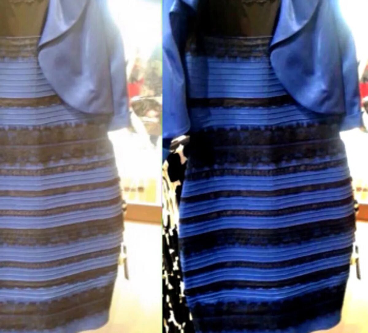 Почему видят золотое платье. Сине-черное платье. Бело золотое платье. Сине золотое платье оригинал. Платье непонятного цвета.