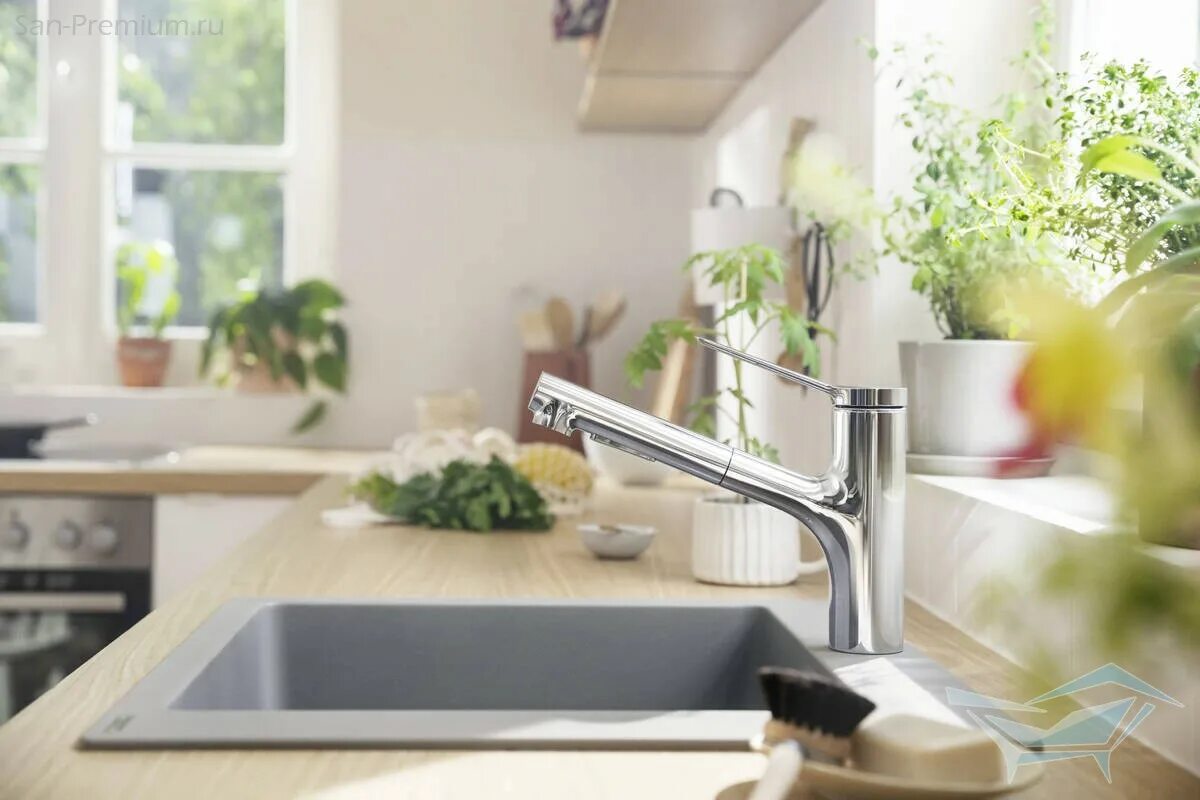 Hansgrohe смеситель для кухни SBOX. Смеситель для кухни Hansgrohe zesis m33 (74800000) хром. Hansgrohe смеситель для кухни с выдвижным изливом. Смеситель для кухни Hansgrohe zesis m33 74800670 с вытяжным душем, матовый черный. Хансгрое для кухни