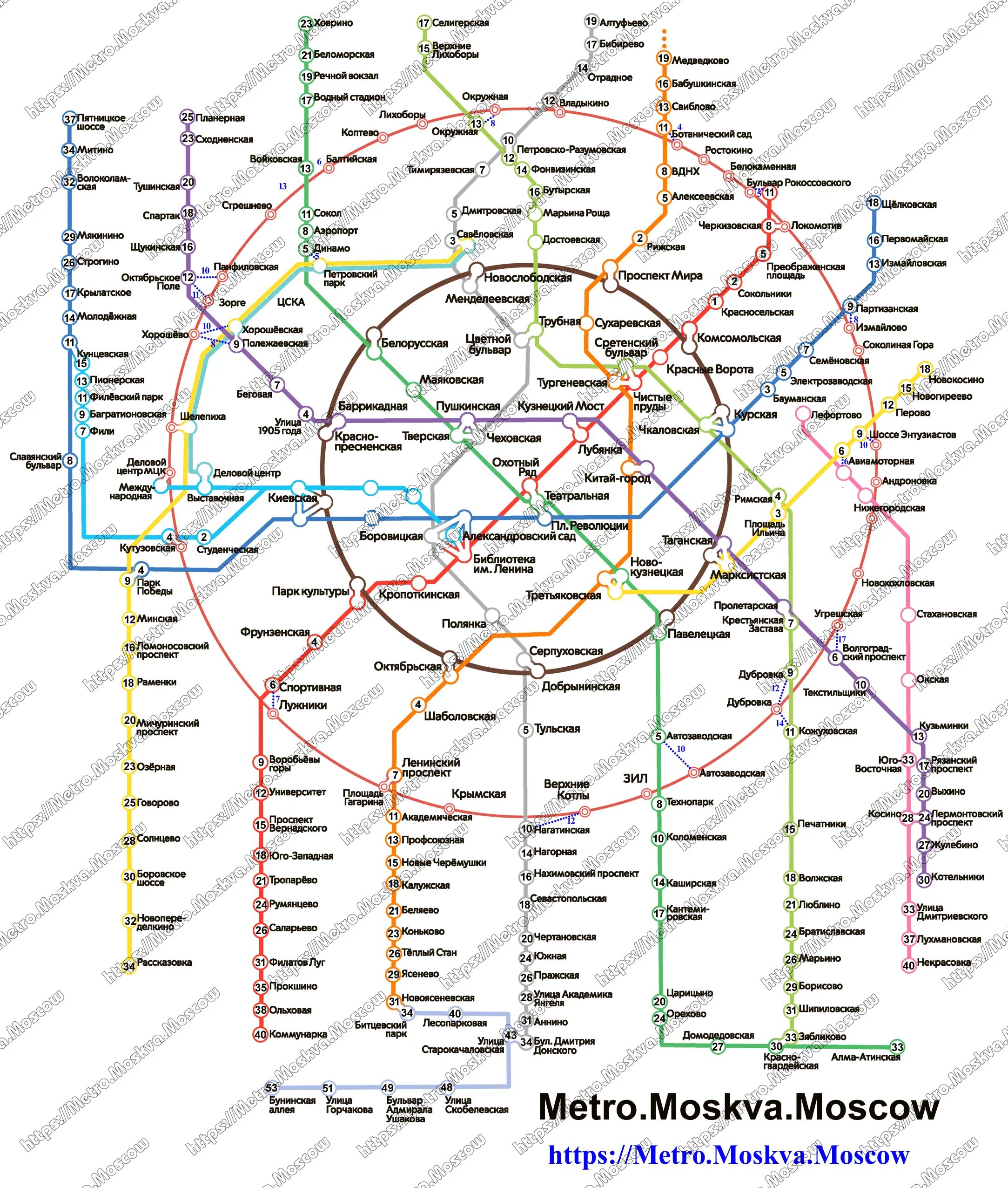 Глава "МосТрансПроекта" показал план развития метро и МЦД до 2030 года - РБК
