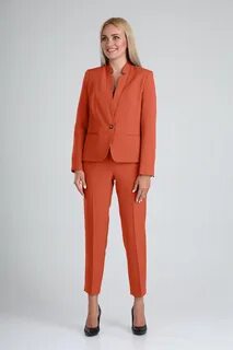 Костюм/комплект Vilena Fashion 843 двойка оранжевый размер 44-48, описание,...