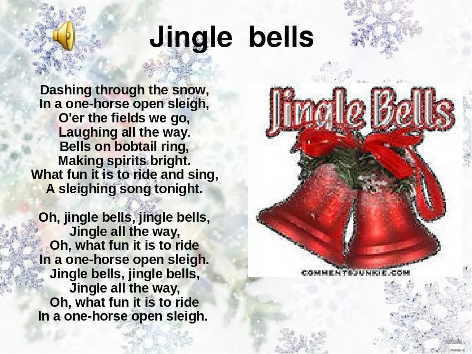 Новая английская песня. Джингл белс текст. Слова Jingle Bells на английском с переводом. Jingle Bells текст на английском. Новогодняя песня на английском текст.