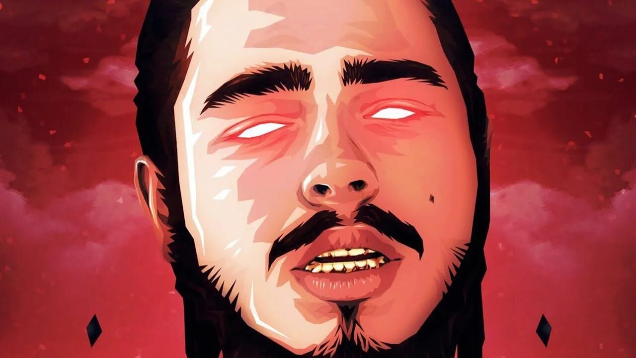 Post 21 rockstar. Post Malone Art. Post Malone на аву. Post Malone обои.