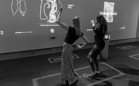 Electric art gallery