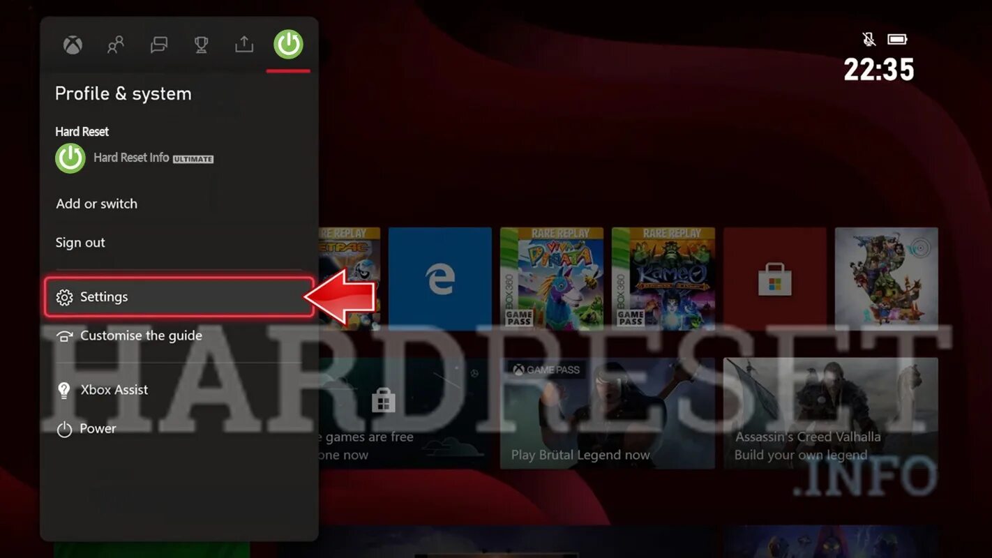 Xbox сбросить настройки. Xbox Series x сброс до заводских настроек. Меню настроек Xbox Series s. Где параметры в Майкрософт иксбокс.