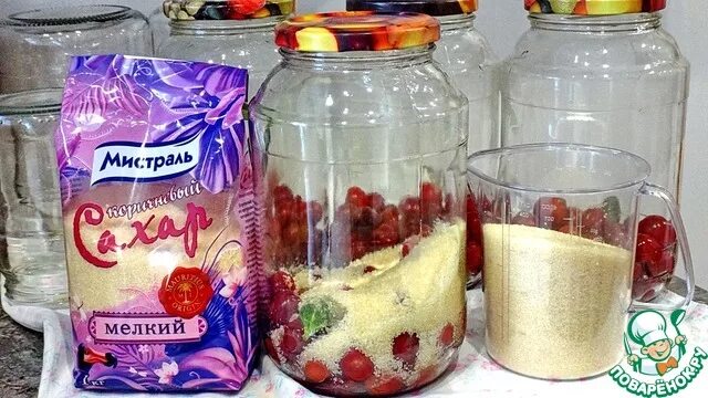 Cumpot. Вишневый компот с мятой. cumpots.