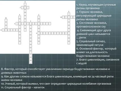 Сканворды гормон