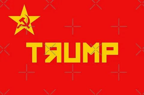 &quot;trump CCCP Russian Flag&quot; Canvas Prints by Thelittlelord Redbubbl...