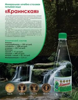 4 компонентах минеральная вода