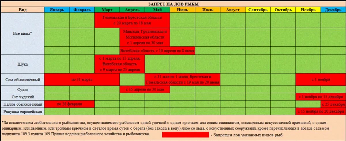 Таблица лова. Когда запрет на ловлю щуки. Запрет ловли рыбы. Когда запрет на рыбалку. Запрет на ловлю рыбы в Беларуси.