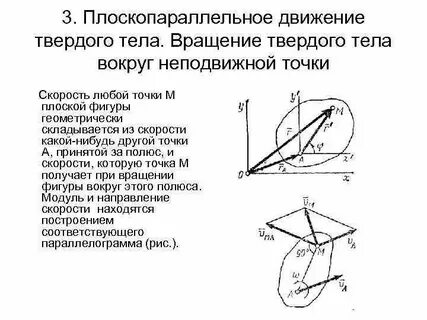 Плоскопараллельное движение тела