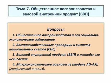 Виды воспроизводства в экономике