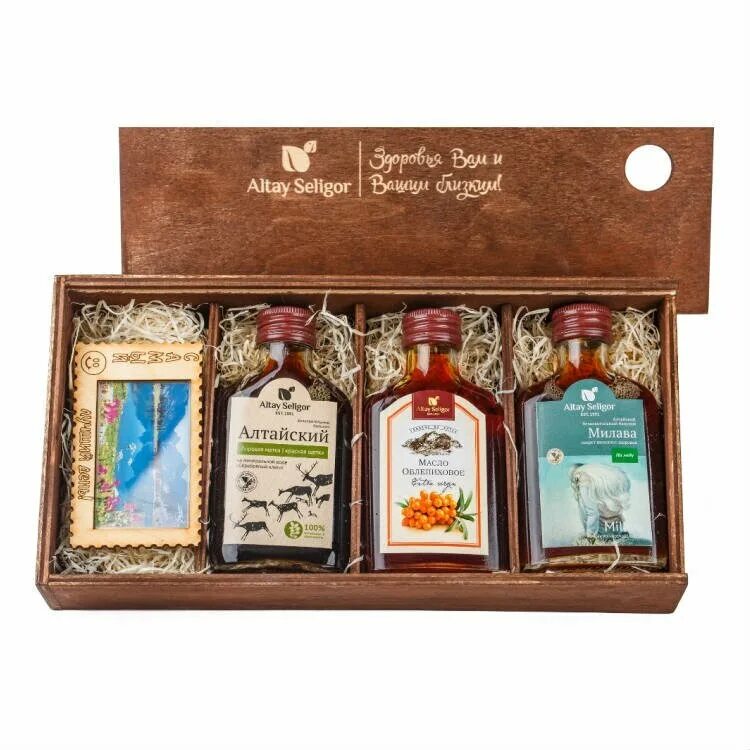 набор бальзамов altay seligor "для него" фл. подарочный набор с бальзамом. оригинальные подарки для клиентов и партнеров. подарочные наборы алтай селигор. карельский подарок.
