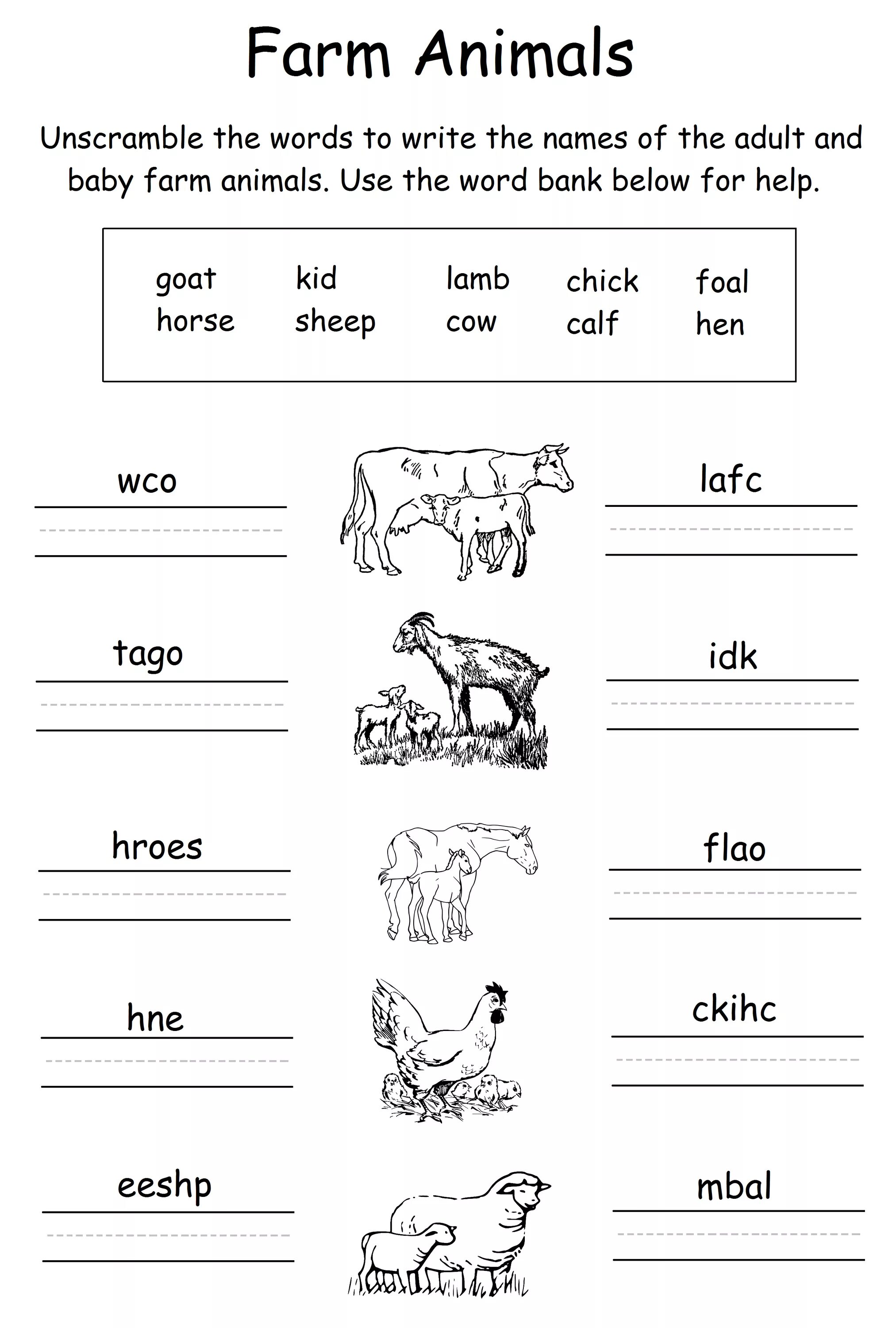 Worksheets животные. Животные Worksheets for Kids. Farm animals Worksheets. Farm animals and their Babies Worksheets. Farm animals worksheet