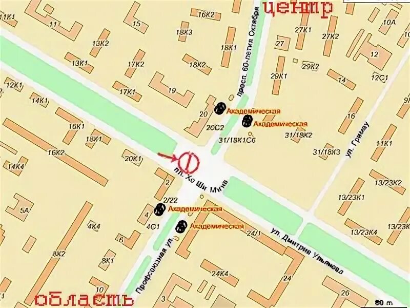 Московская 60 карта