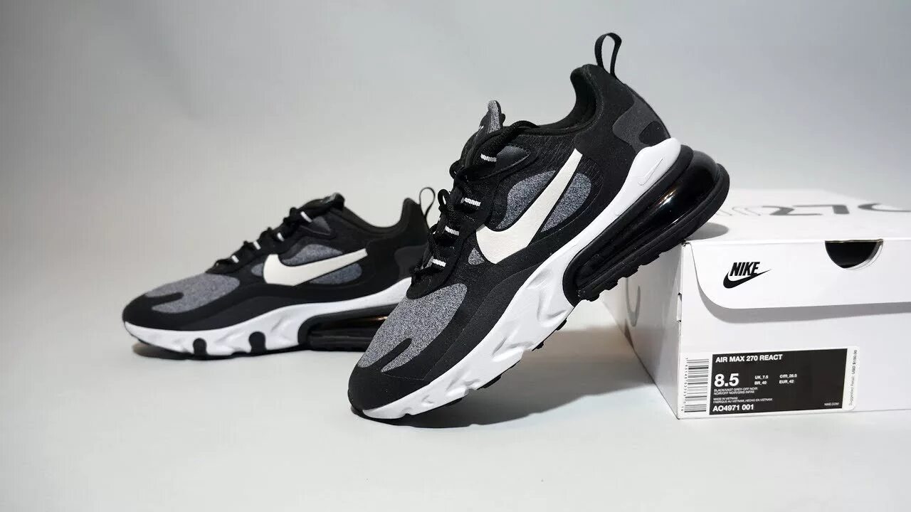 Мужские кроссовки рязань. Nike 270 React. Nike Air Promax ao4971-001. Nike Air Max 270 White Red. A04971-001.