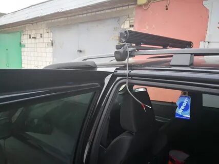 Крепление светодиодной балки на ниву