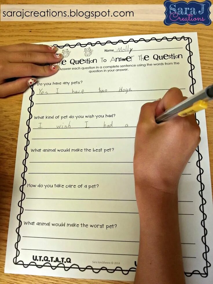 Answer the questions full sentences. Answer the questions write complete sentences. answer the questions. use complete sentences.