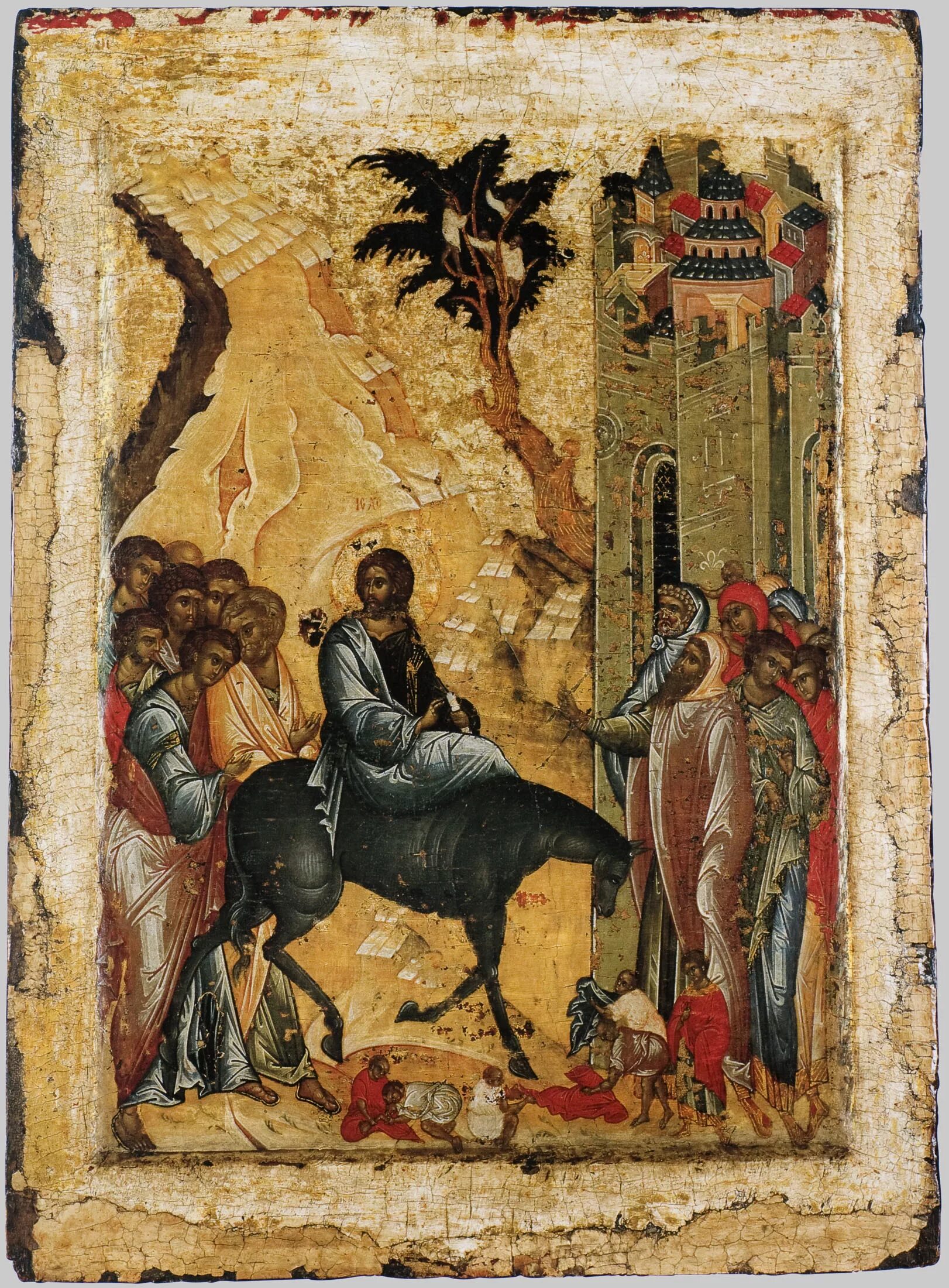 Икона въезд господень в иерусалим. Вход в иерусалим икона. Вход в иерусалим икона. Икона входа господня. Икона господа "вход господень в иерусалим".