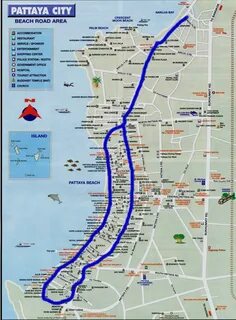 Паттайя карта маршрутов