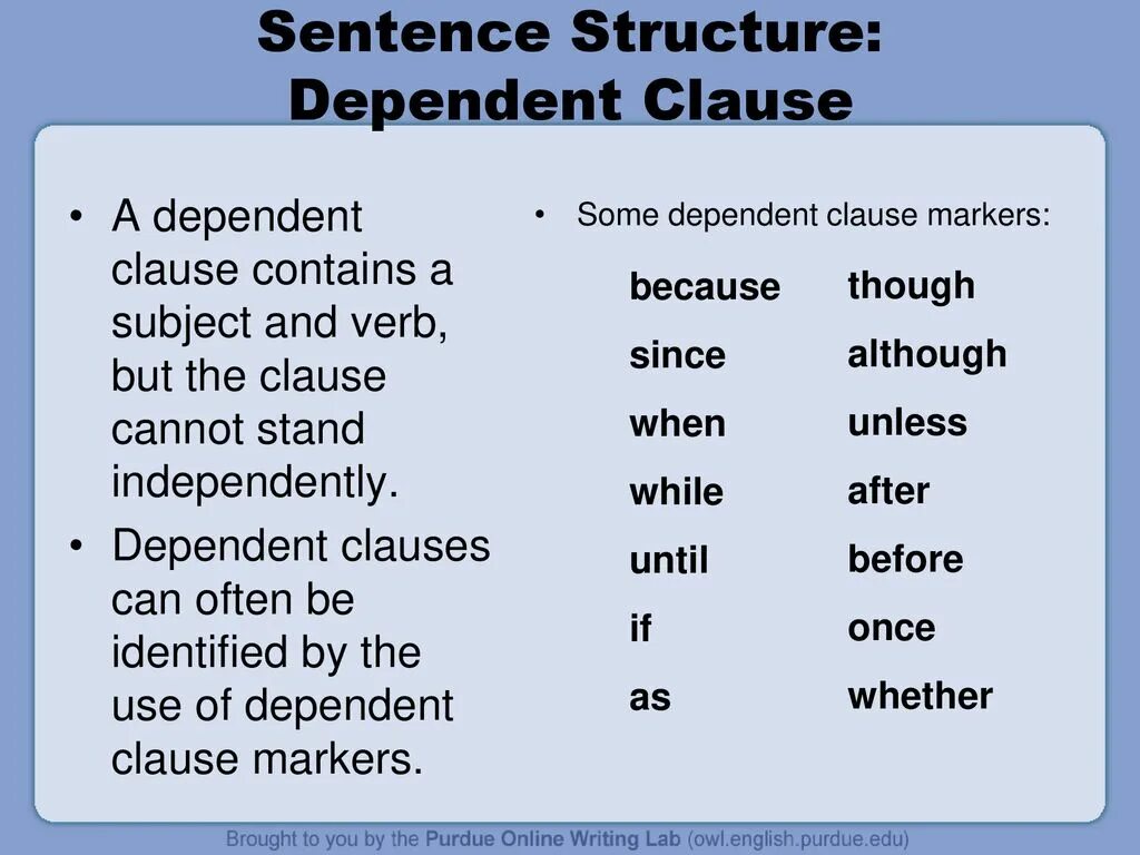 Is dependent on column. Dependent clause. dependent sentences. dependent and independent clauses. clause sentence.
