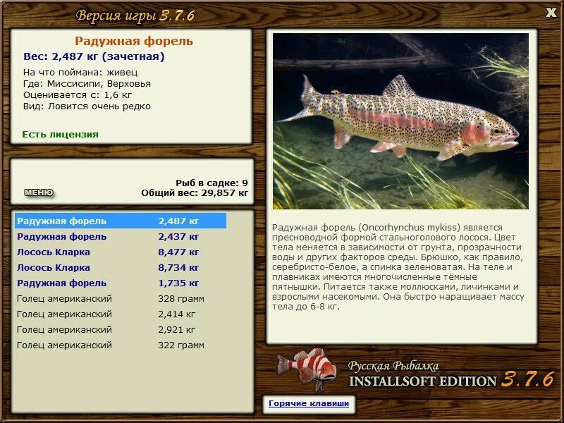 реальная рыбалка карасевый пруд пескарь. радужная форель лесная река. реальная рыбалка радужная лесная река. арапайма реальная рыбалка. игра реальная рыбалка.