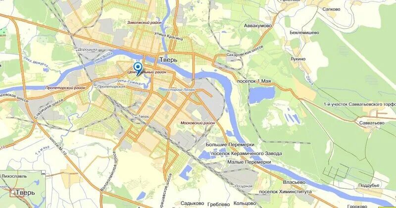 Карта твери по районам города. Где в твери получить. Где в твери получить. Где находится тверь на карте. Карта твери с улицами и домами центральный район.