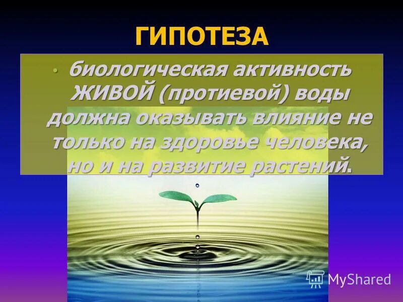 Гипотеза это в биологии. Гипотеза на тему вода. Гипотеза для проекта по биологии. Гипотеза проекта.