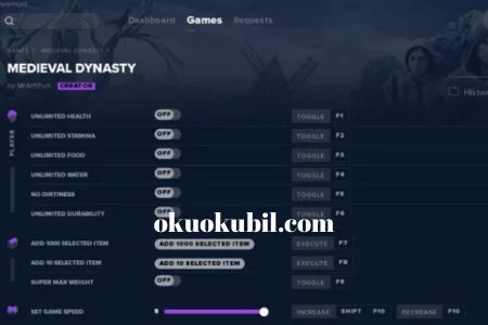 Medieval dynasty читы