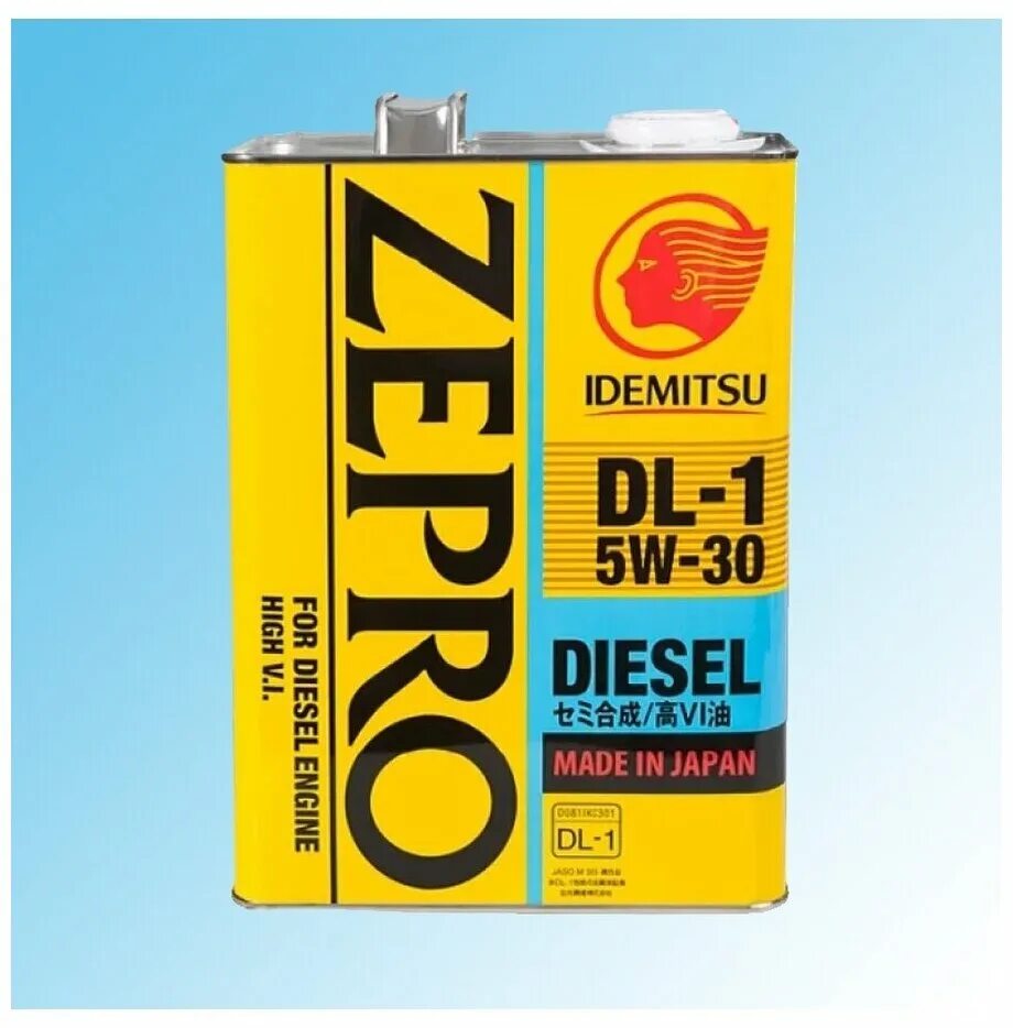 Моторное масло 5w 30 zepro. Idemitsu dl1 5w30 Diesel. Zepro Diesel DL-1 5w-30 артикул. Idemitsu 5w30 DL-1. Масло Idemitsu 5w30 дизель.