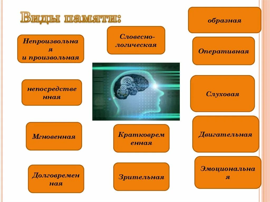 Память формы виды памяти. Формы памяти. Виды памяти непроизвольная. Виды памяти произвольная и непроизвольная образная. Память презентация по психологии.