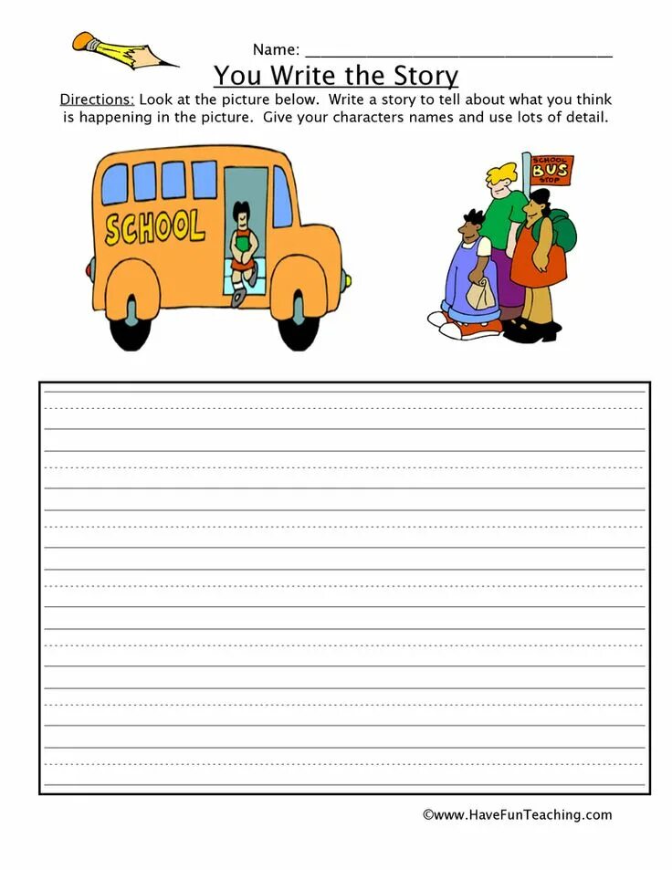 Story worksheets