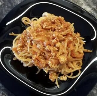 Макароны с мясом луком морковью