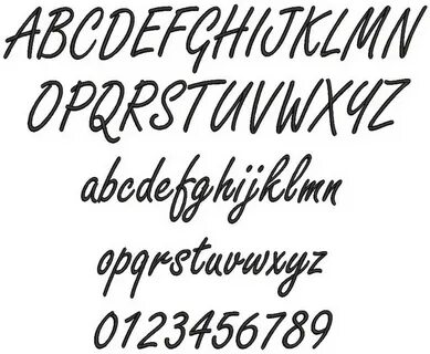 Шрифт script