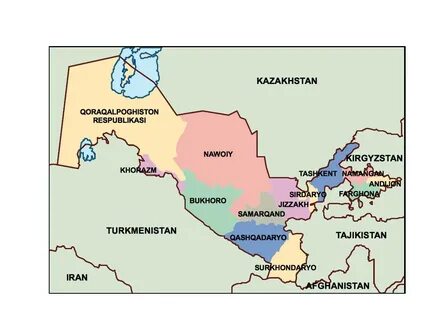 Область узбекистана административное деление узбекистана