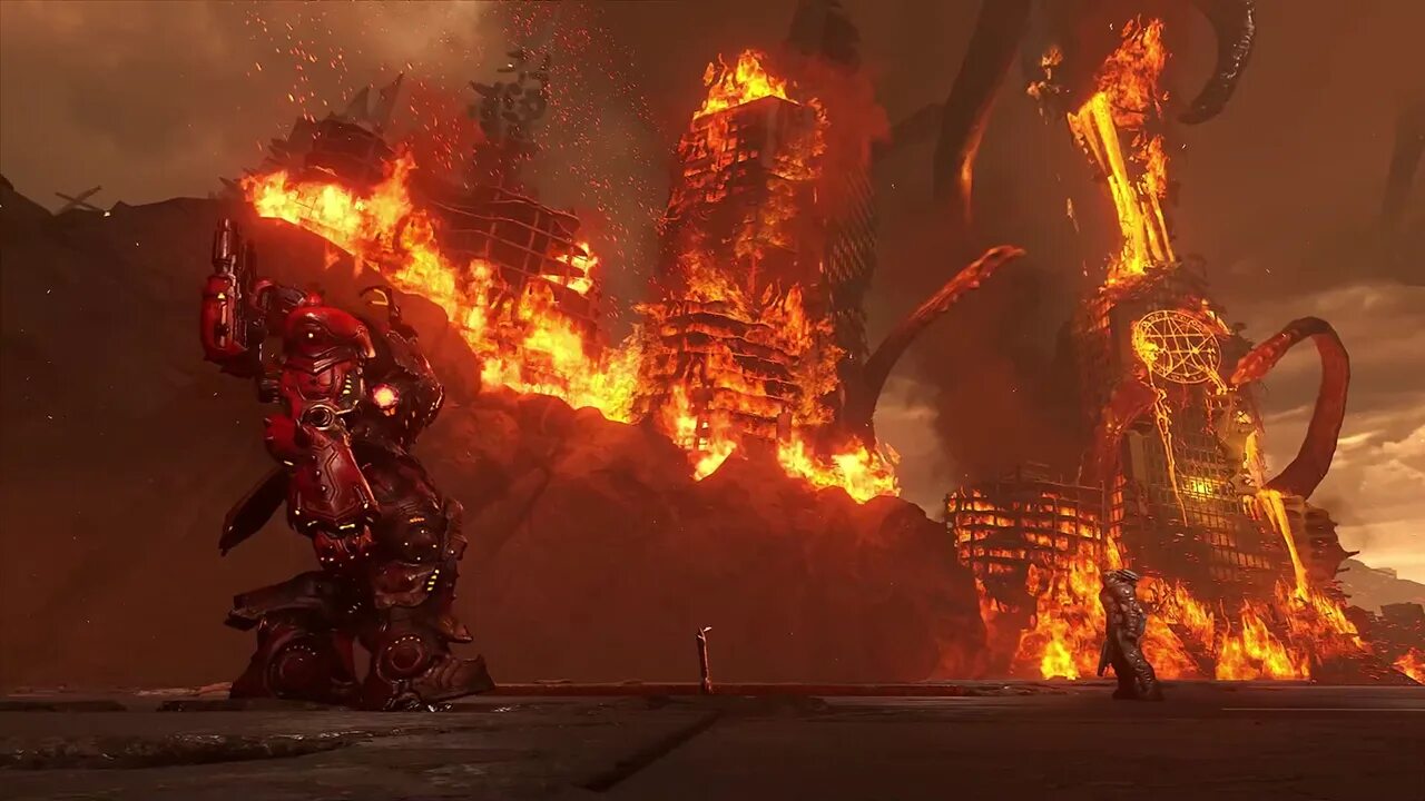 Ancient gods испытания. Тёмный владыка Doom Eternal the Ancient Gods 2. Дум Этернал древние боги. Doom Eternal the Ancient Gods Part 2 Dark Lord.