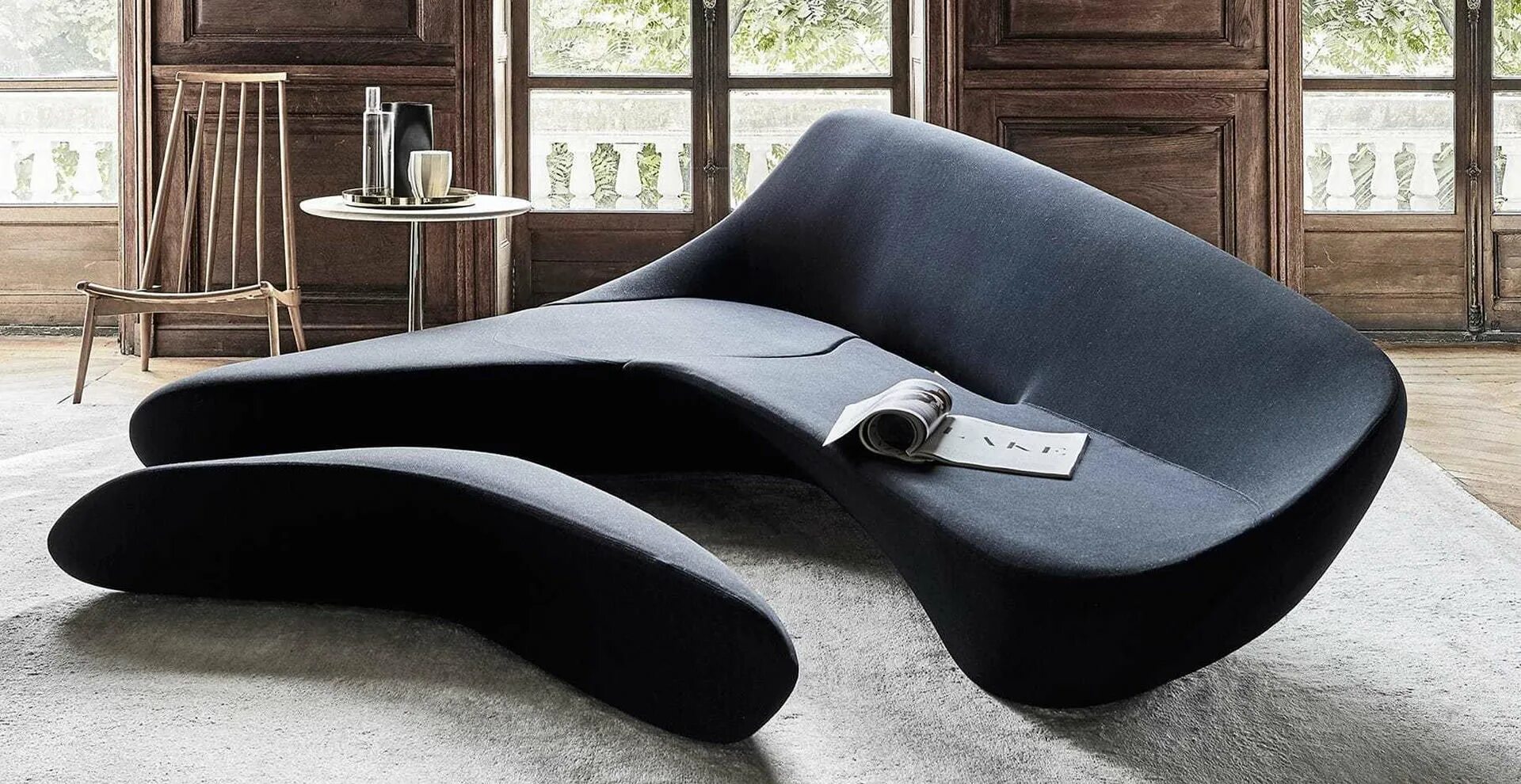 Диван Zaha Hadid b&b Moon System. 1. Диван Moon System, b&b Italia, 2007. Заха Хадид. Диван полумесяц. Moon Sofa Zaha. Moon system