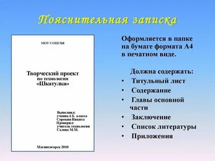 Как оформить формат