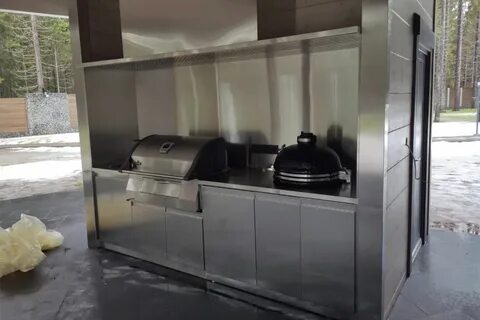 Модульные кухни для улицы