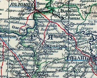 Зарайский уезд рязанской губернии