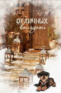 Хороших выходных зима